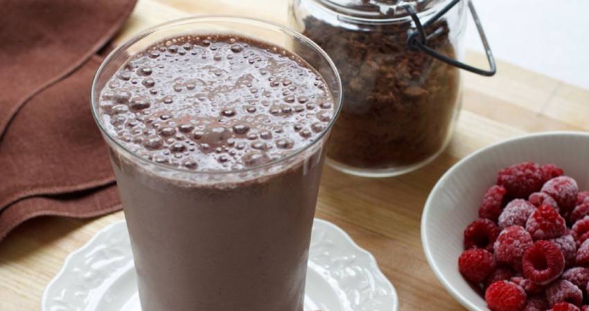 Raspberry Chocolate Smoothie